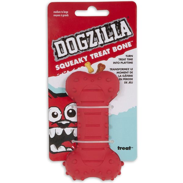 Dogzilla-Squeaky-Treat-Bone