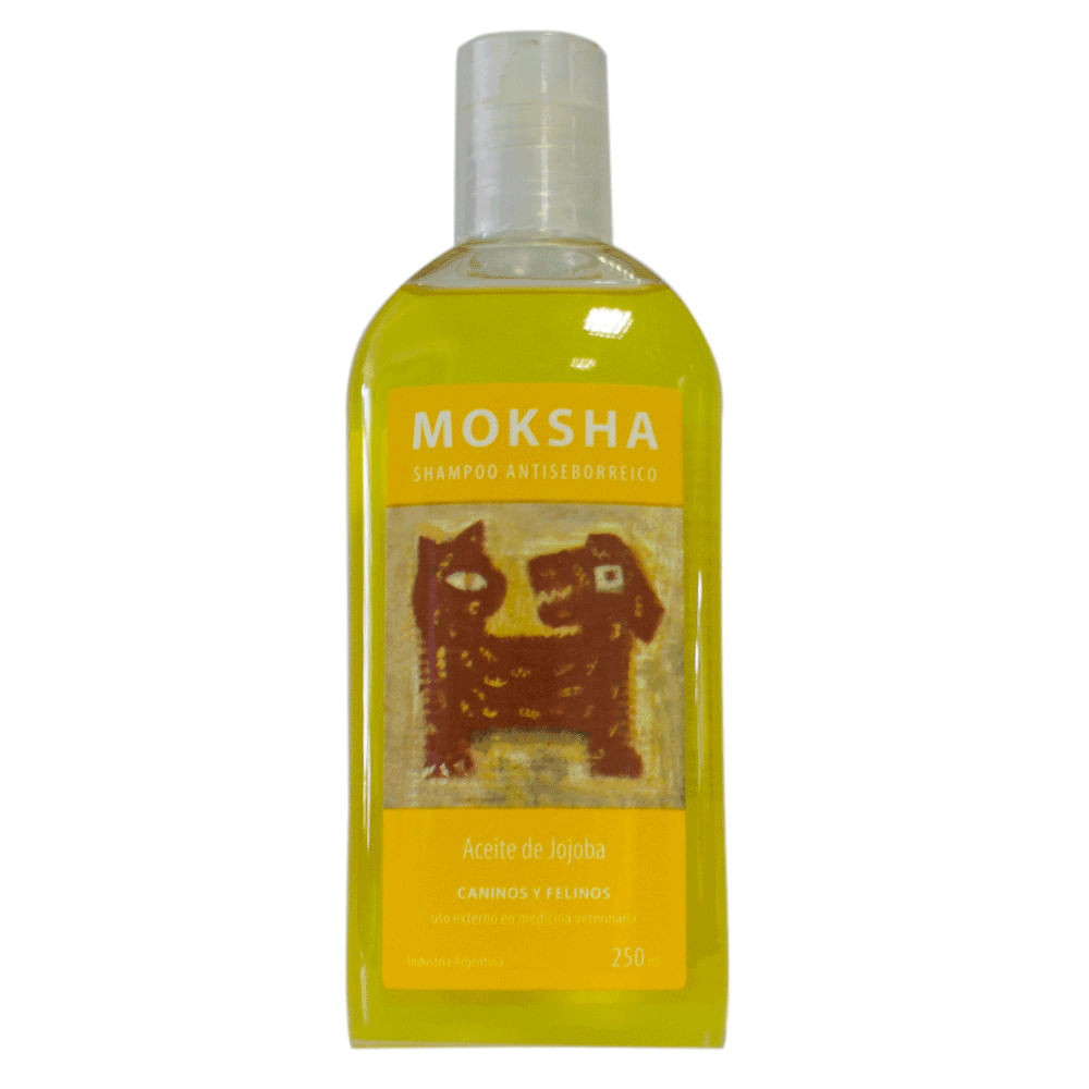 Shampoo Moksha Antiseborreico Con Aceite De Jojoba