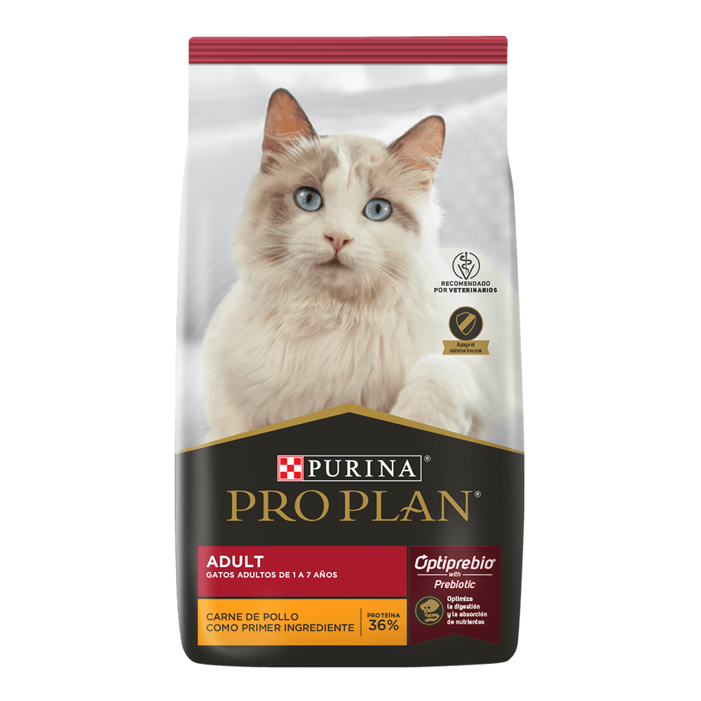 Alimento Pro Plan Gato Adulto Pollo y Arroz - 1 Kg