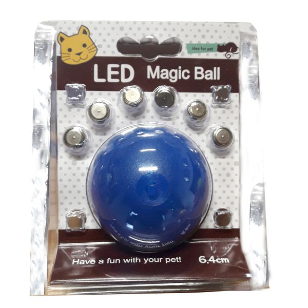 Juguete-Animal-Pet-Bola-Luminosa-Rodante