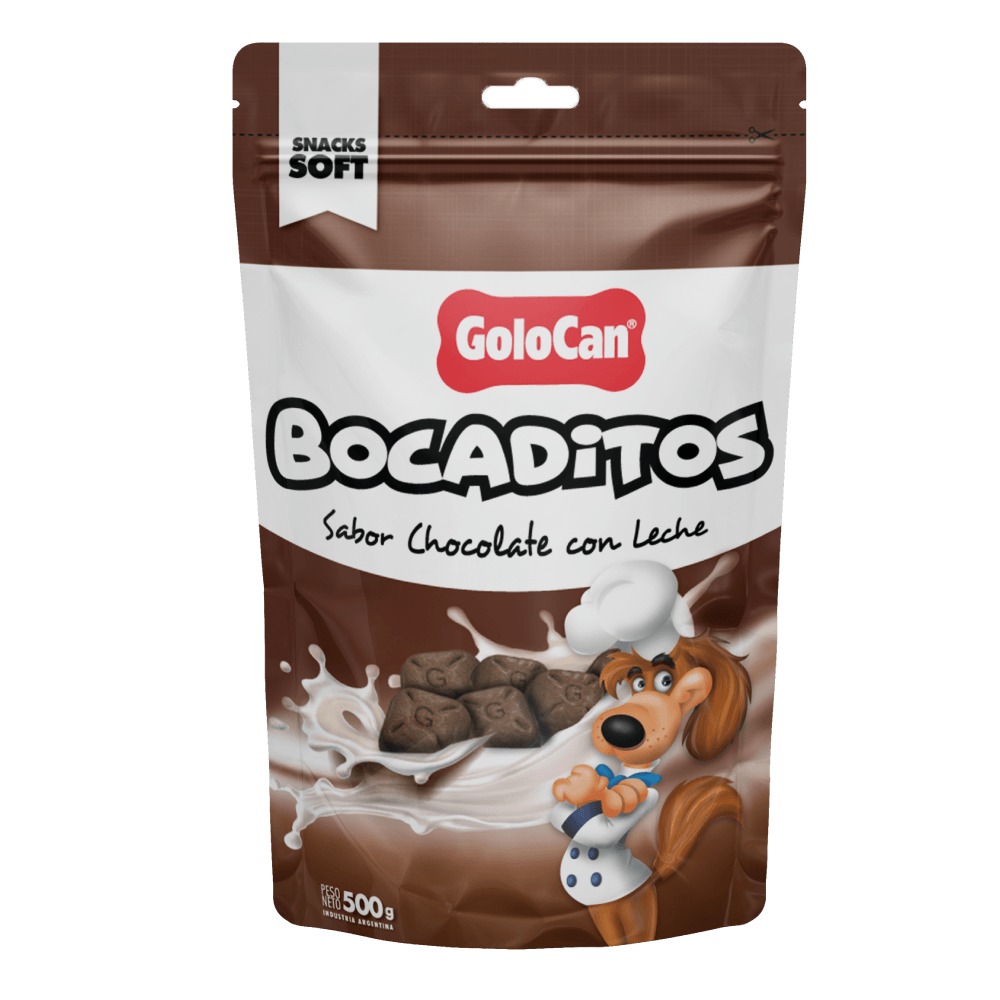 Bocaditos Golocan de Chocolate con Leche Perro